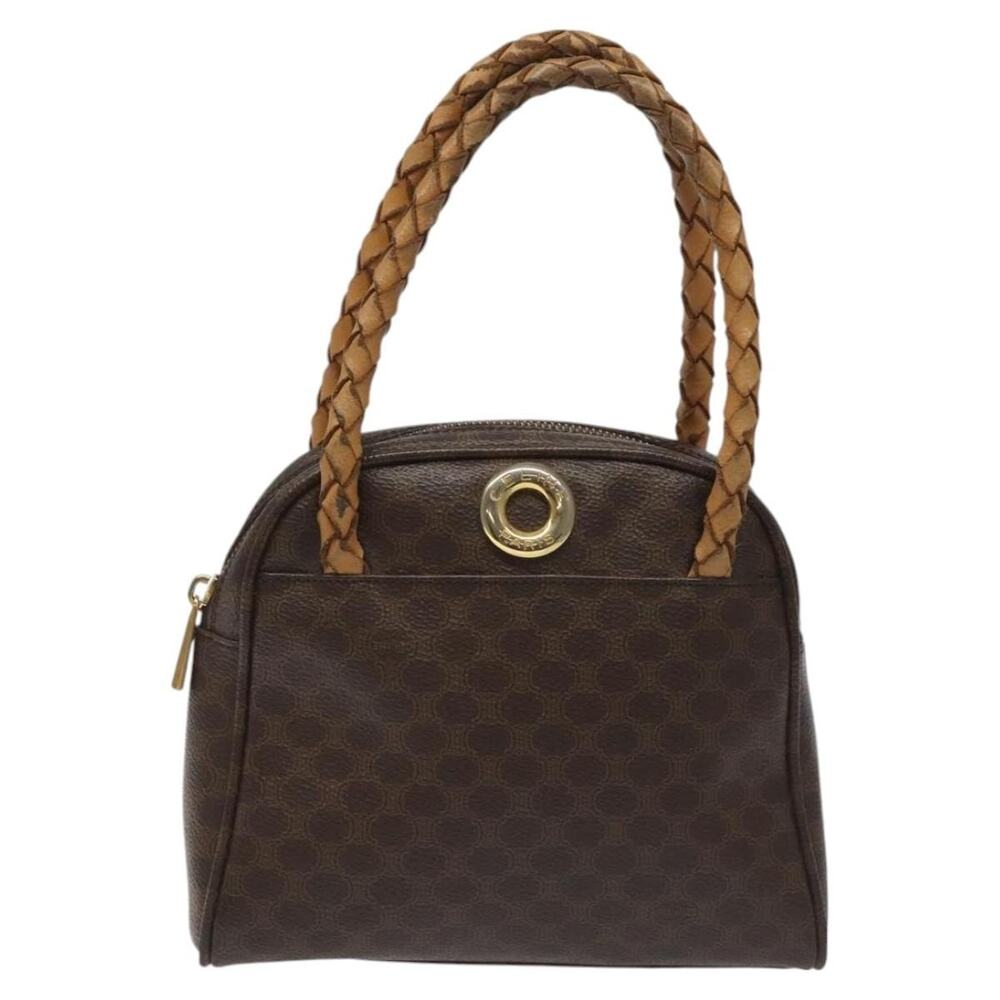 Celine Macadam Handbag Brown